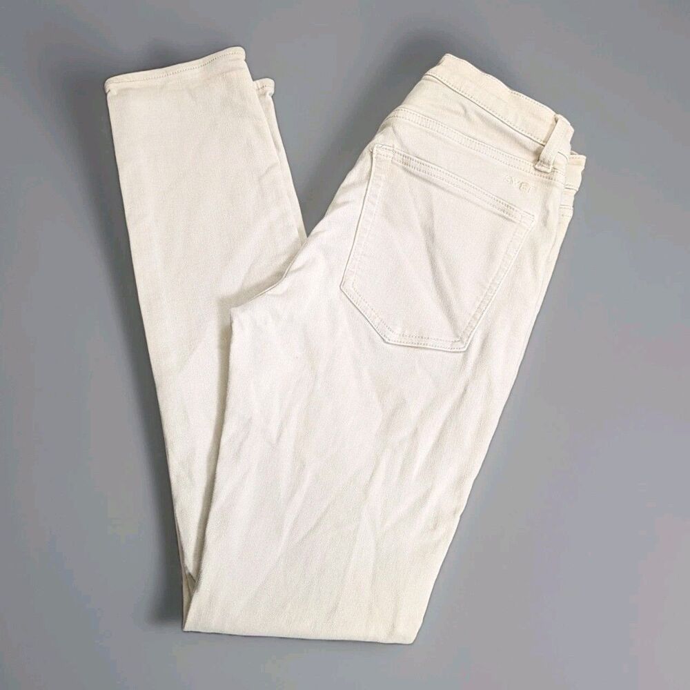 SWET Tailor‎ Men's Skinny Pants Light Beige 26x30 (Tag 29x32) Stretch Jean